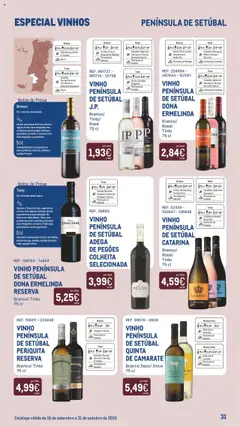 Pré-visualização Makro - Especial Vinhos válido de 16.09.2025 | Página: 31 | Produtos: Vinho, Peixe, Doces, Compota