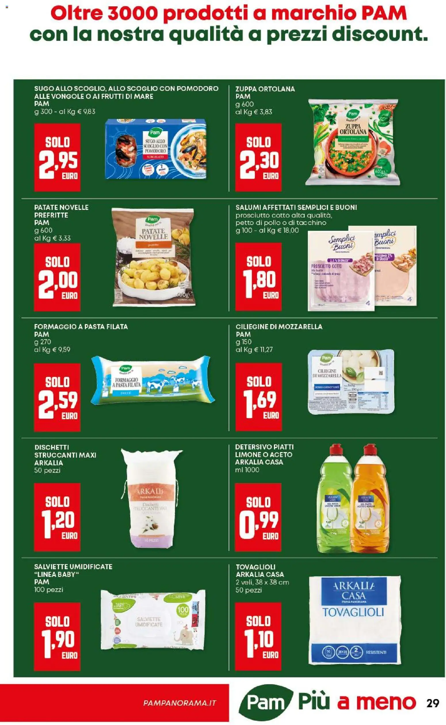 Volantino Panorama del 18.12.2025 | Pagina: 29 | Prodotti: Tacchino, Prosciutto, Pasta, Sugo