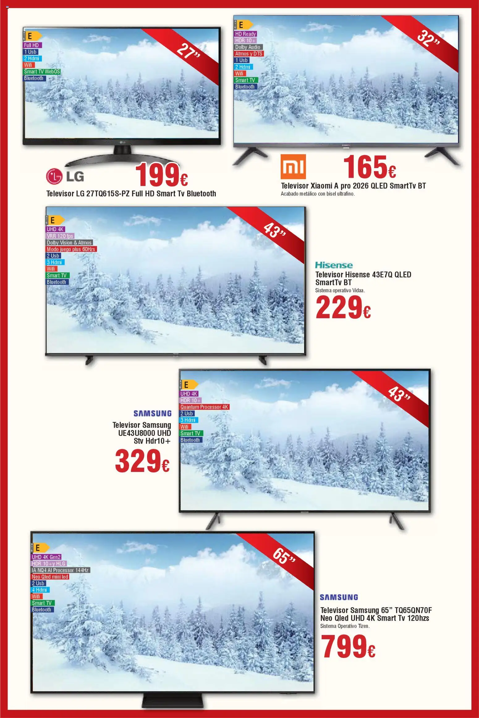 Froiz - Folleto Hiper │ válido desde el 08.01.2026 | Página: 2 | Productos: Televisor, Audio, USB