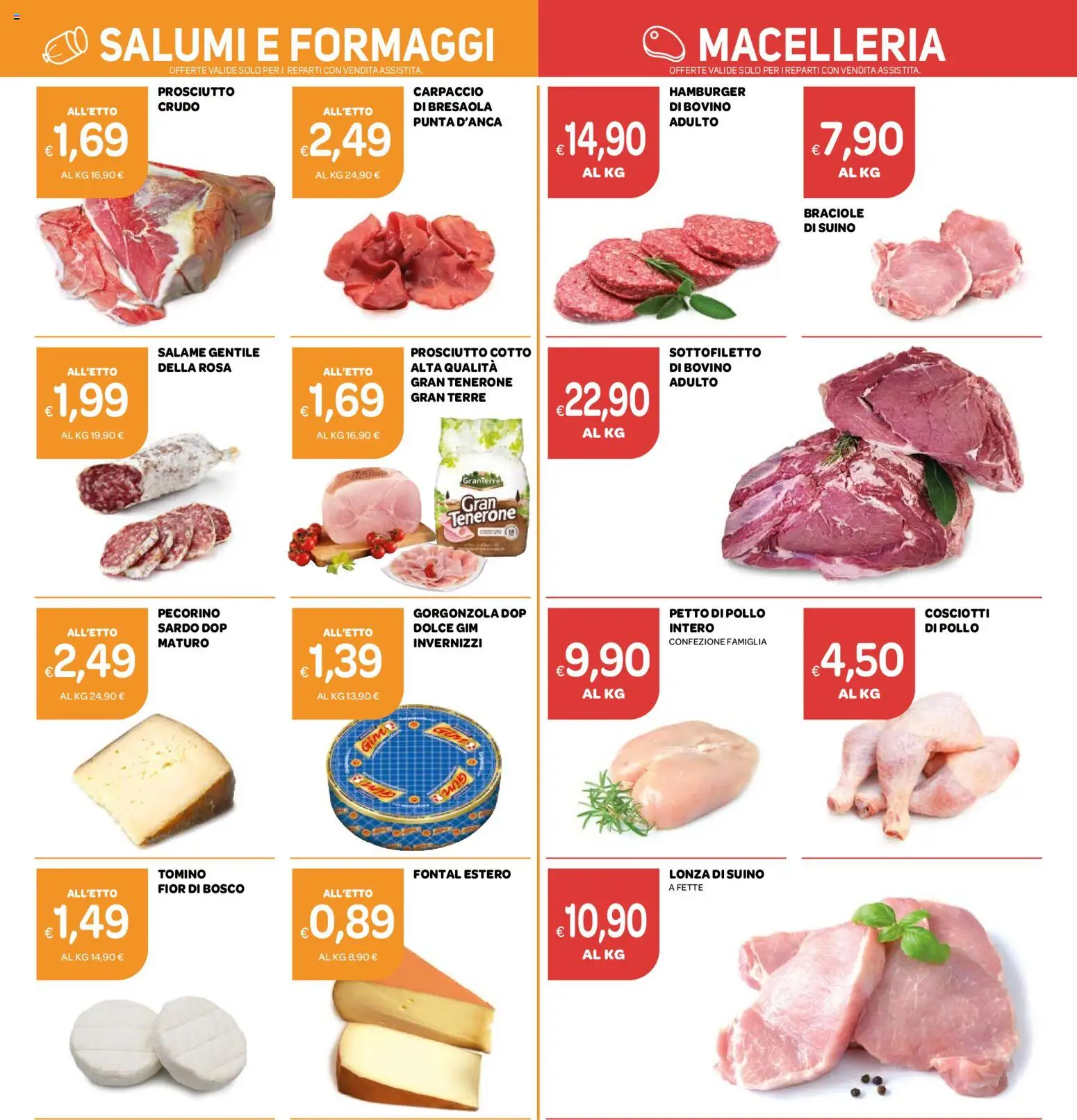 Volantino Ekom del 07.04.2026 | Pagina: 7 | Prodotti: Bovino, Bresaola, Hamburger, Tomino