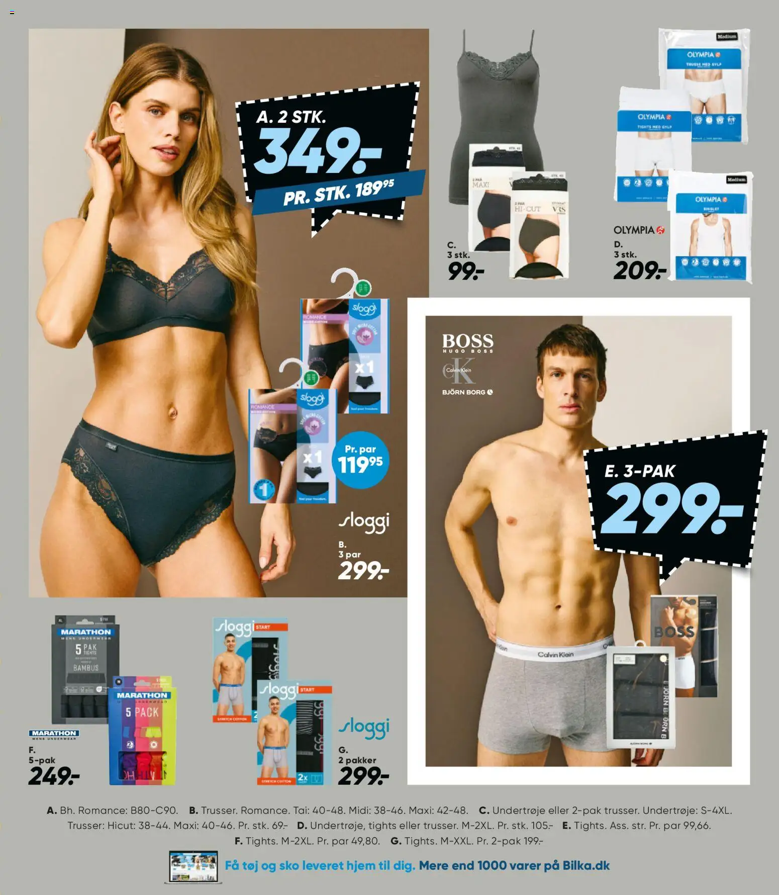 Bilka tilbudsavis – gyldig fra 20.03.2026 | Side: 46 | Produkter: Trusser, Sko, Tights, Tøj