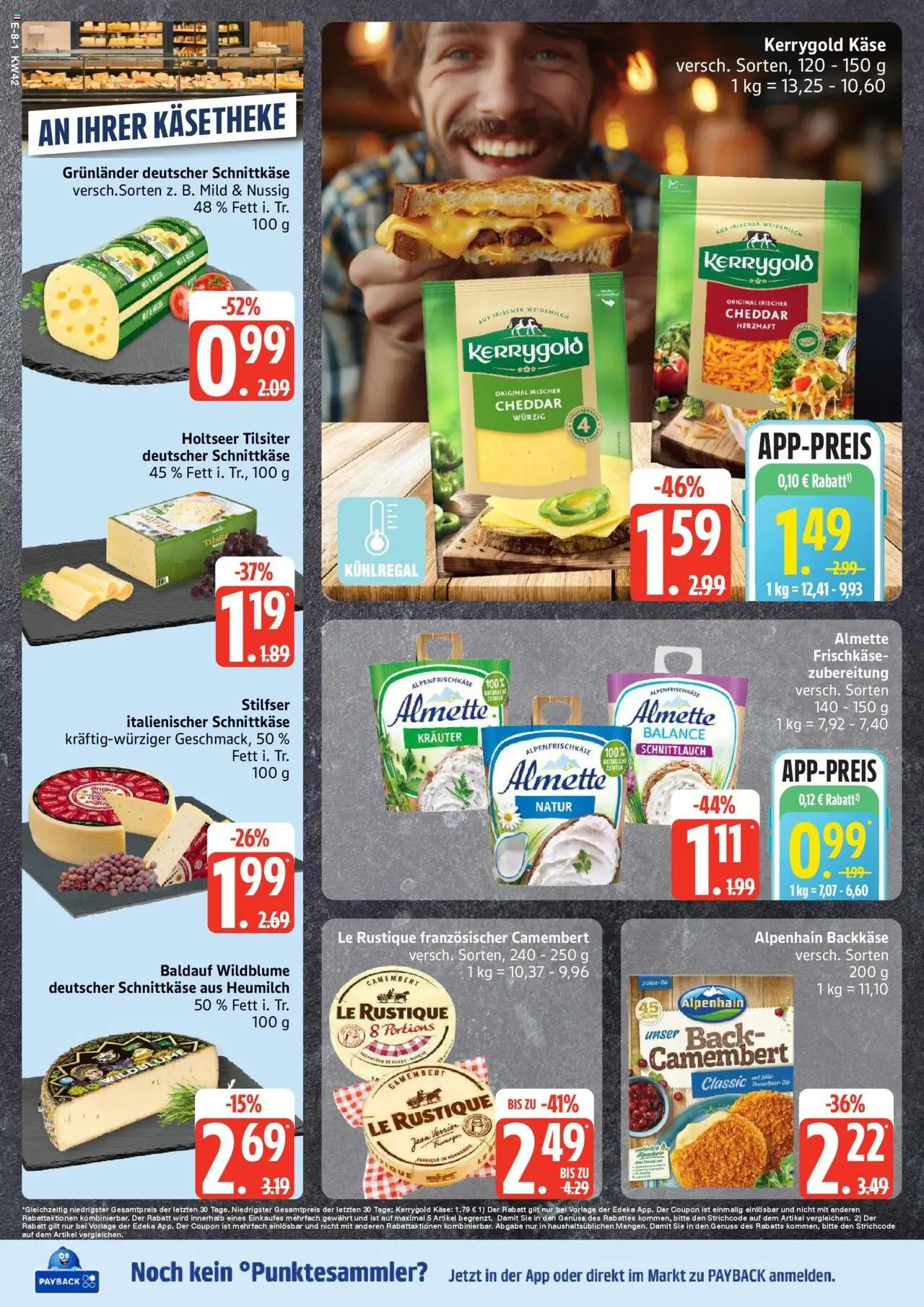 Marktkauf - Marktkauf: Wochenangebote – gültig ab 13.10.2025 | Seite: 8 | Produkte: Almette, Käse, Grunlander, Frischkase