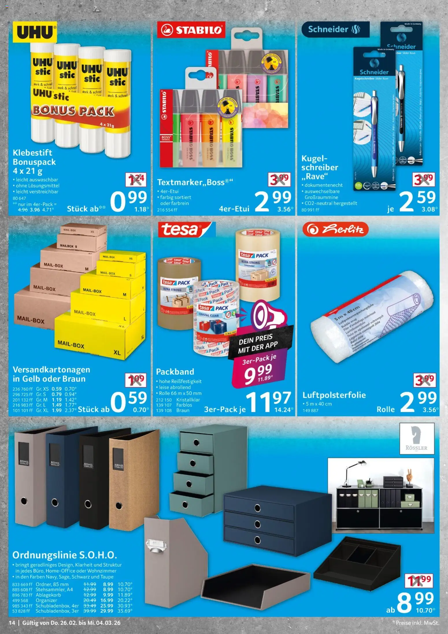 Selgros  Non Food – gültig ab 26.02.2026 | Seite: 14 | Produkte: Box