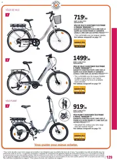 l'auto E.Leclerc - Prévisualisation de l'auto E.Leclerc Le guide auto & 2 roues valide à partir de 22.04.2025 | Page: 129 | Produits: Vélo, Batterie, Casque, Cadre