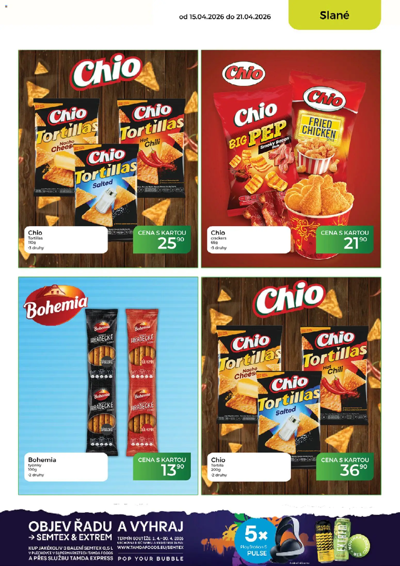 Tamda Foods leták od 15.04.2026 | Strana: 39 | Produkty: Tyčinky, Semtex, Tortilla
