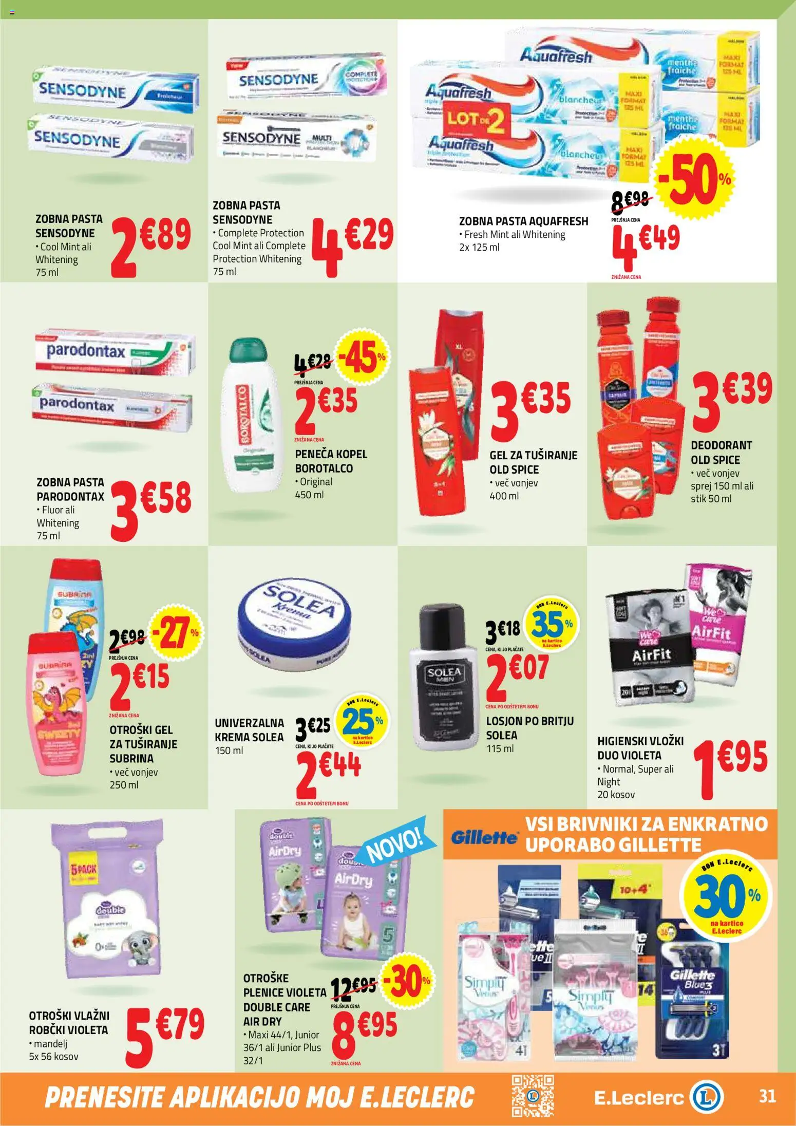 Novi E.leclerc katalog ponudbe – veljaven od 01.04.2026 | Stran: 31