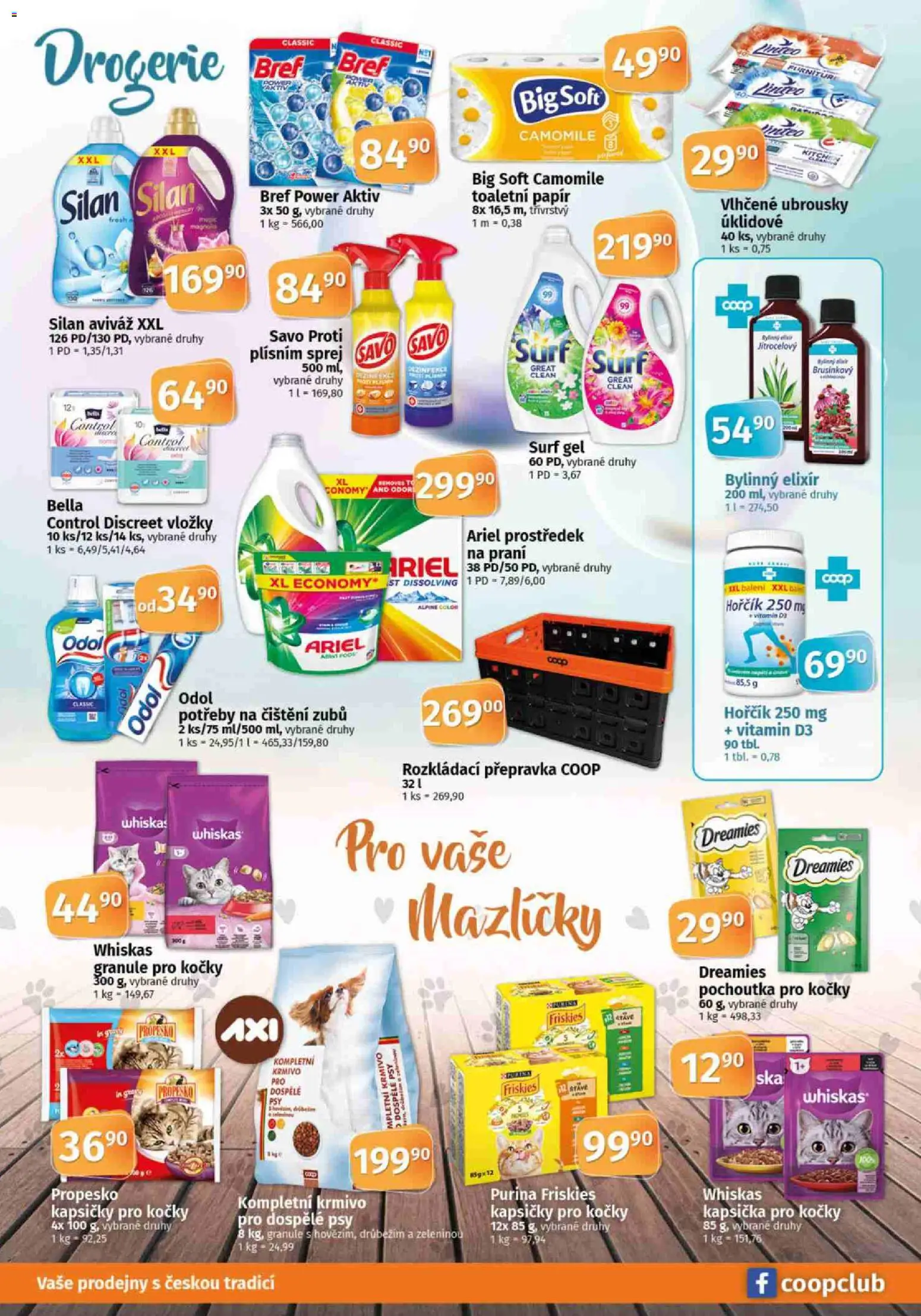 Konzum leták od 28.01.2026 | Strana: 8 | Produkty: Aviváž, Whiskas, Propesko, Kapsičky pro kočky