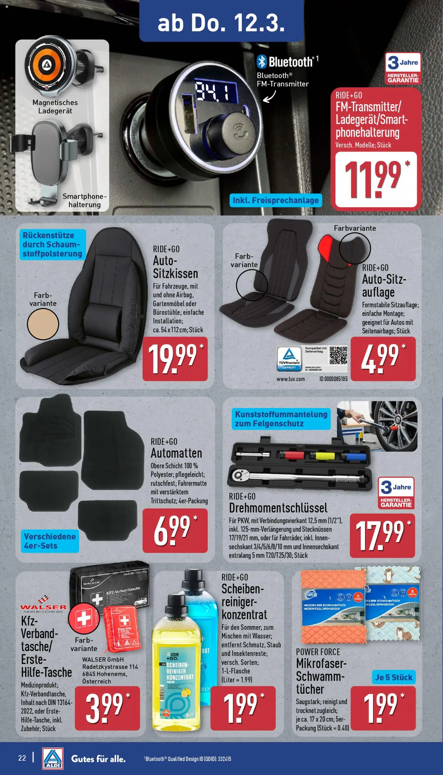 Aldi Prospekt 	 – gültig ab 09.03.2026 | Seite: 23 | Produkte: Gartenmöbel, Ladegerät, Smartphone