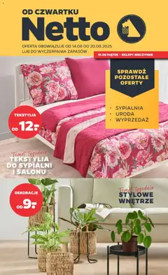 Pogląd oferty "Netto gazetka - Non Food" - ważna od 14.08.2025