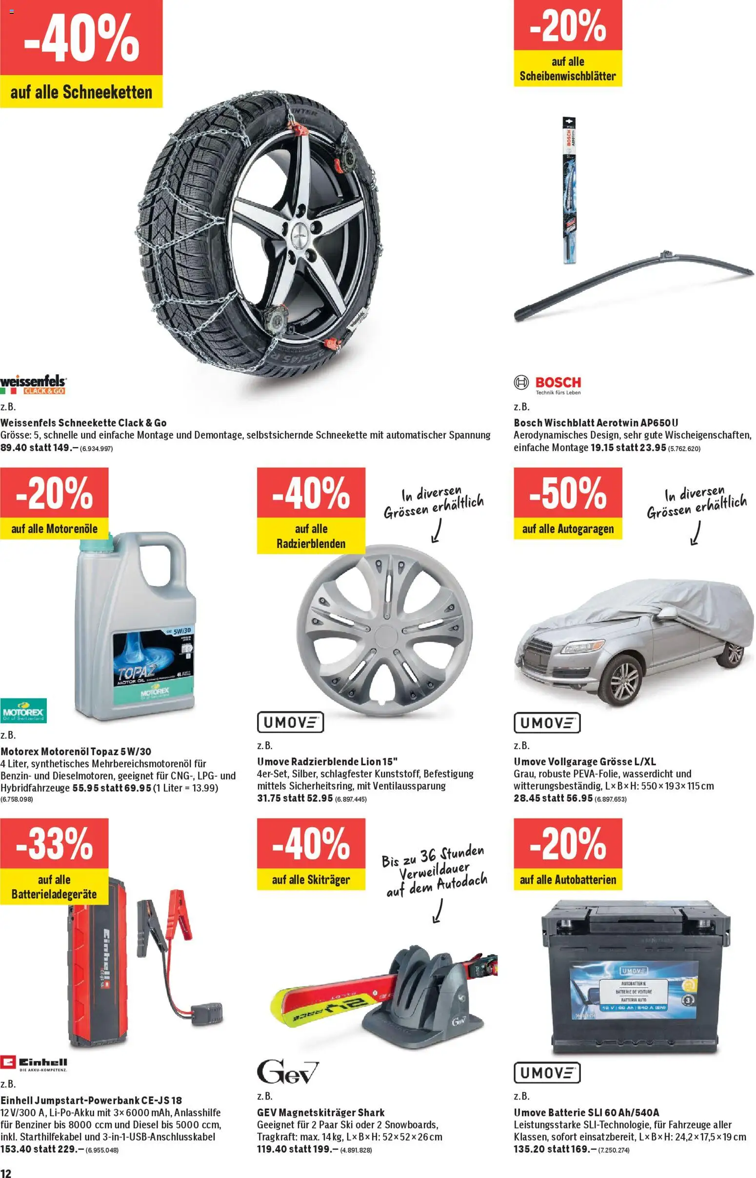 Jumbo Aktionen – gültig ab 15.01.2026 | Seite: 12 | Produkte: Batterie, Ski, Bosch
