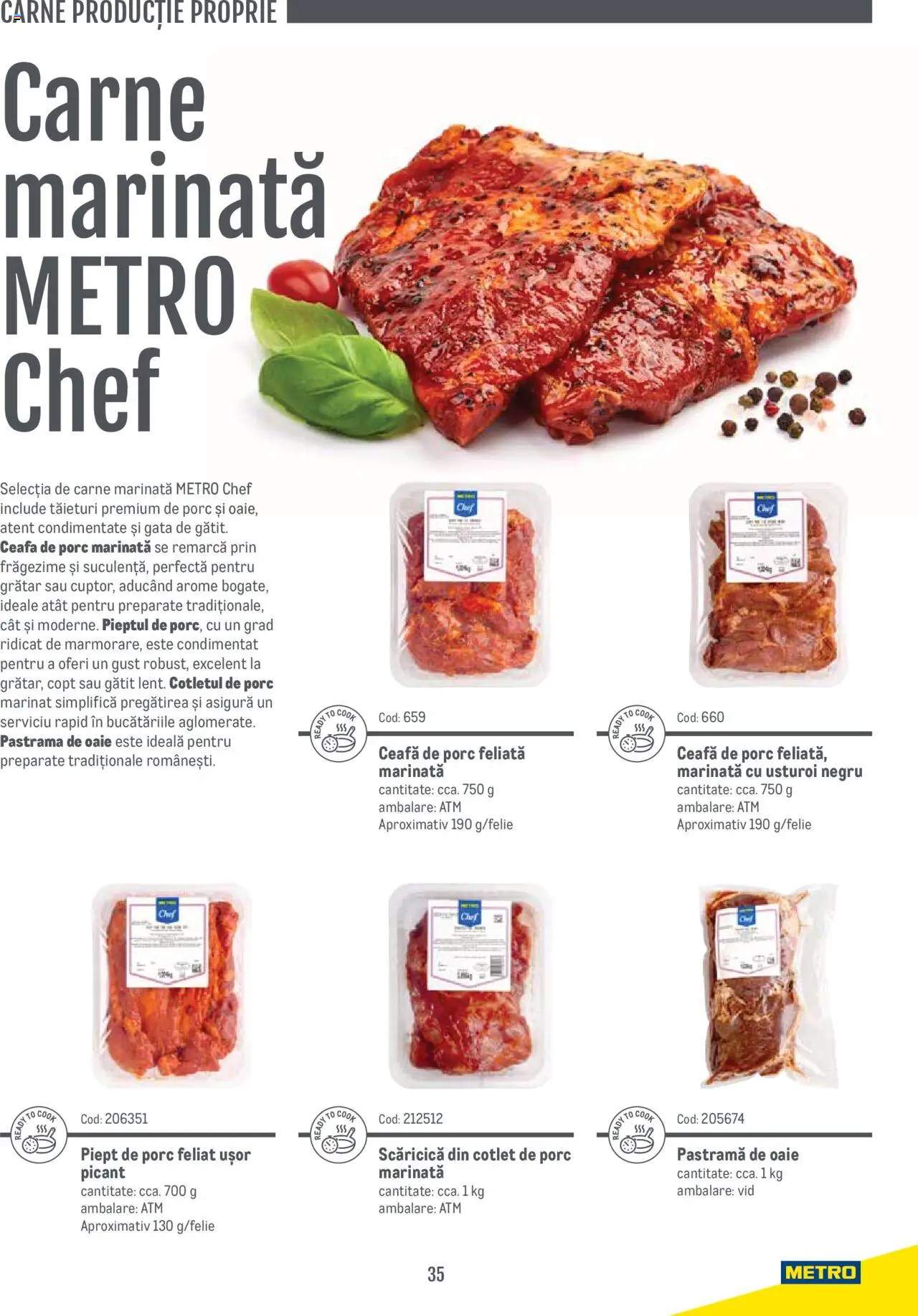 Noul catalog Metro – valabil de la 14.11.2024 | Pagină: 35 | Produse: Grătar, Usturoi