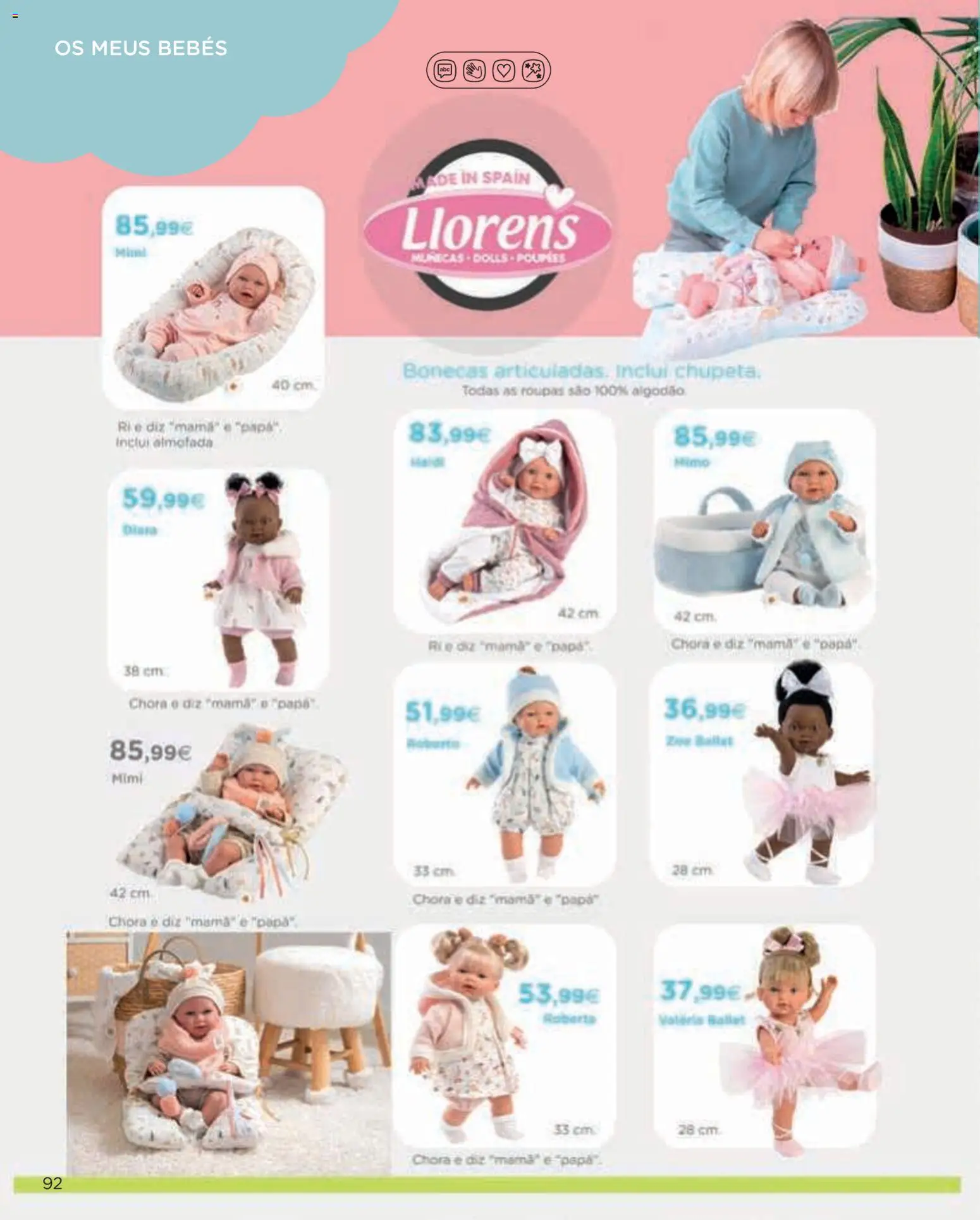 El Corte Ingles folheto │ válido de 11.11.2025 | Página: 92 | Produtos: Algodão, Almofada, Roupas