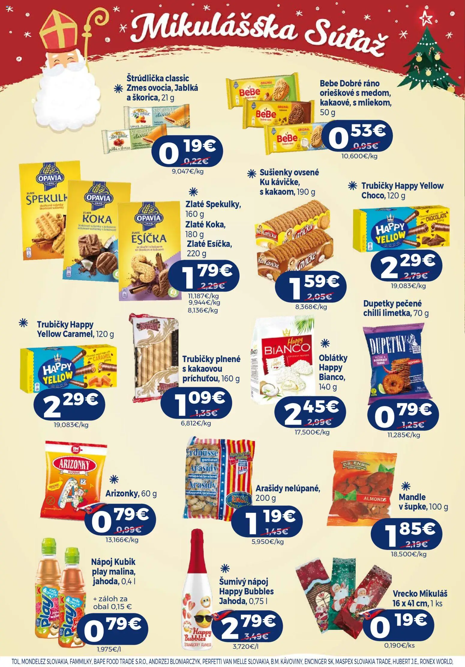 Nové Milk Agro akcie – leták je platný od 26.11.2025 | Strana: 10 | Produkty: BeBe Dobré ráno, Jablká, Chilli, Mandle