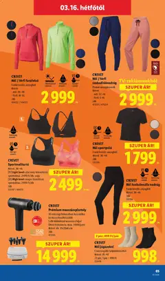 CRIVIT Női / férfi szabadidőnadrág, Pamut-anyagkeverék. Méret: női: 32-46, férfi: S-XL - amely érvényes a következő dátumtól: 12.03.2026 | Oldal: 65