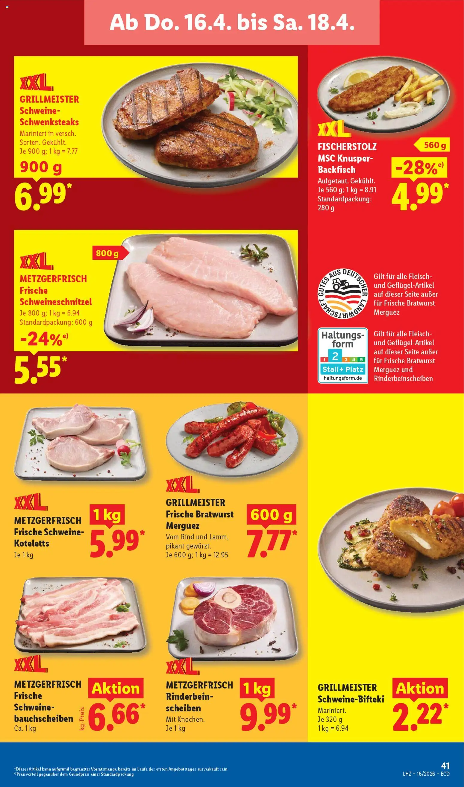 Lidl Prospekt – gültig ab 13.04.2026 | Seite: 63 | Produkte: Bratwurst, Fleisch