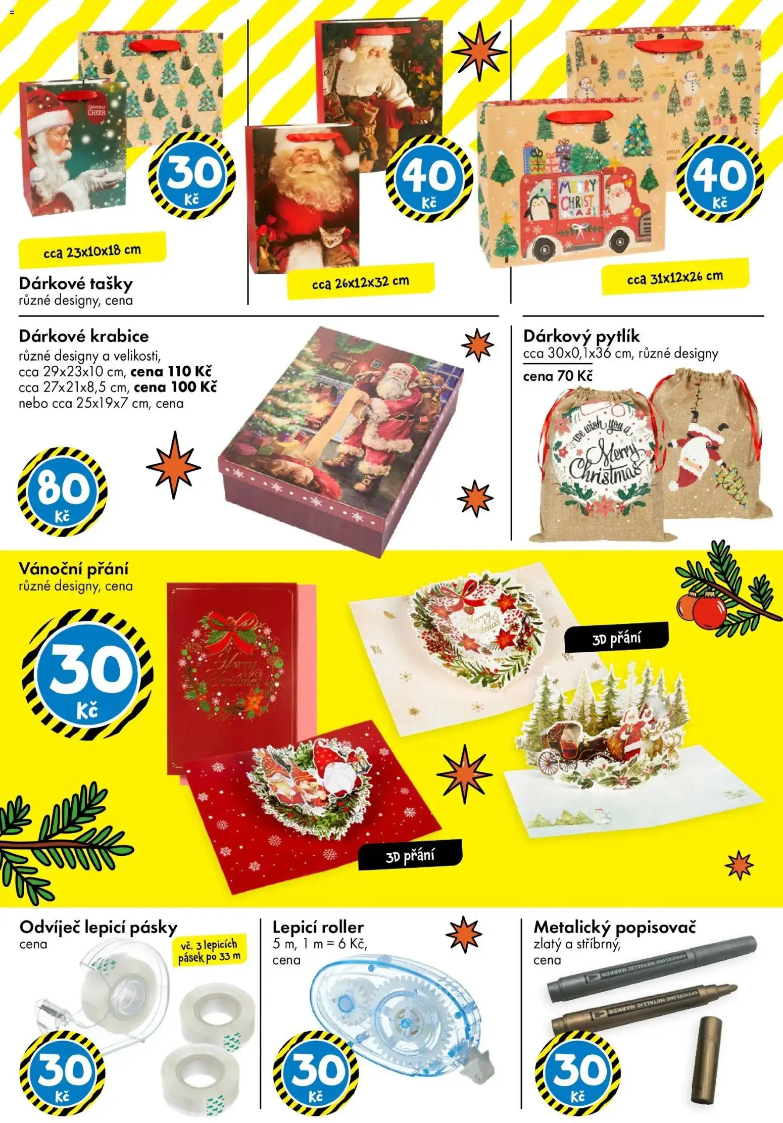 TEDi leták od 14.11.2025 | Strana: 27 | Produkty: Dárkové krabice, Tašky, Krabice, Popisovač