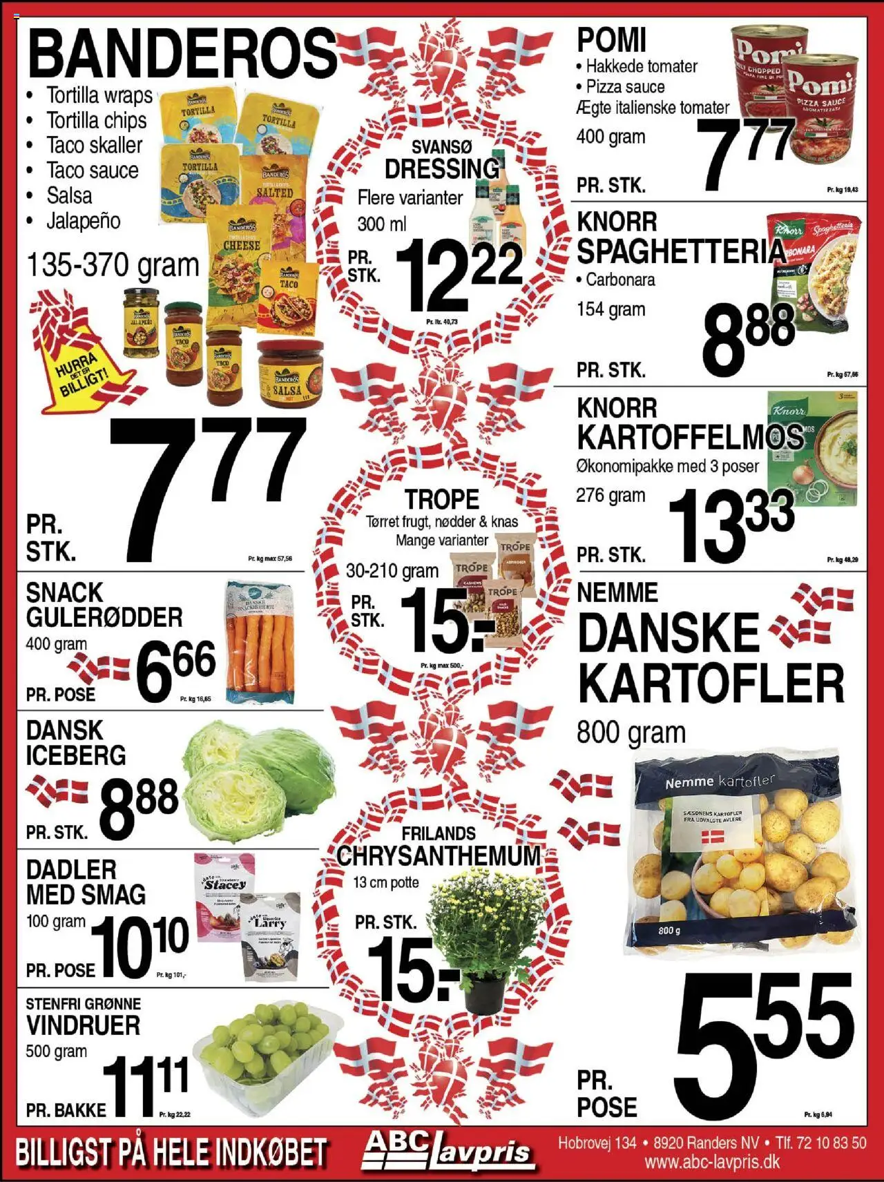 Abc Lavpris tilbudsavis – gyldig fra 17.09.2025 | Side: 6 | Produkter: Gulerødder, Nødder, Kartofler, Taco