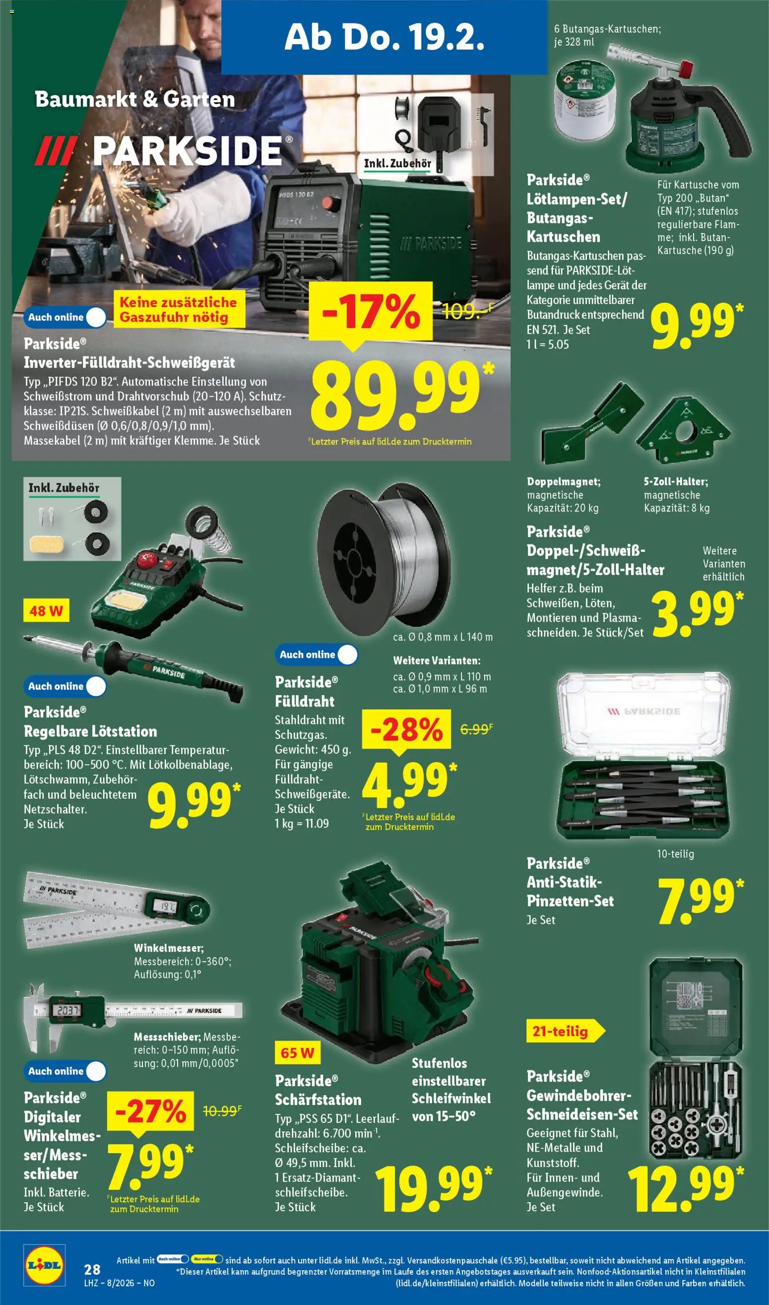 Lidl Prospekt Marne – gültig ab 16.02.2026 | Seite: 48 | Produkte: Gewicht, Lampe