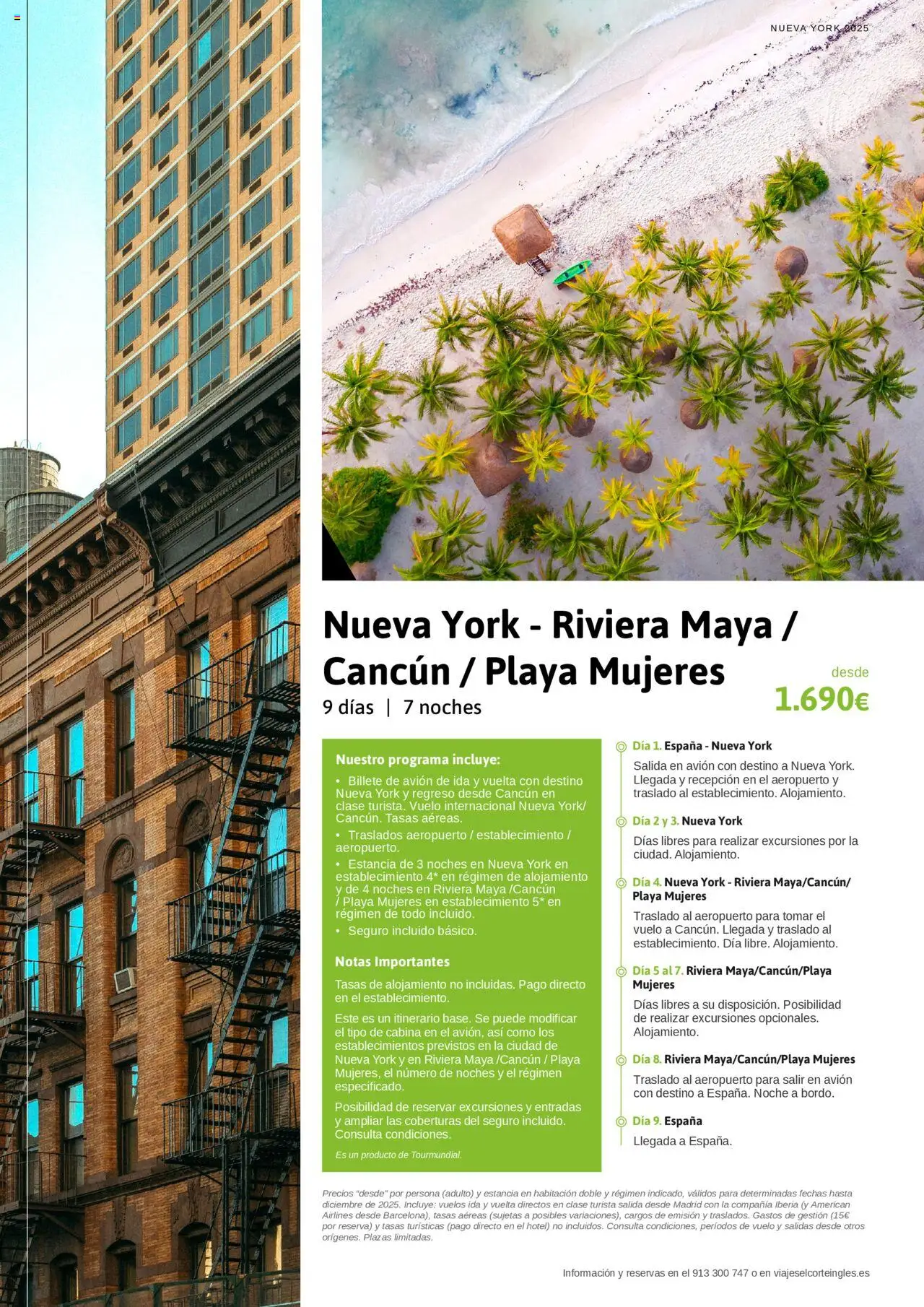 Viajes El Corte Inglés Nueva York │ válido desde el 10.01.2025 | Página: 17