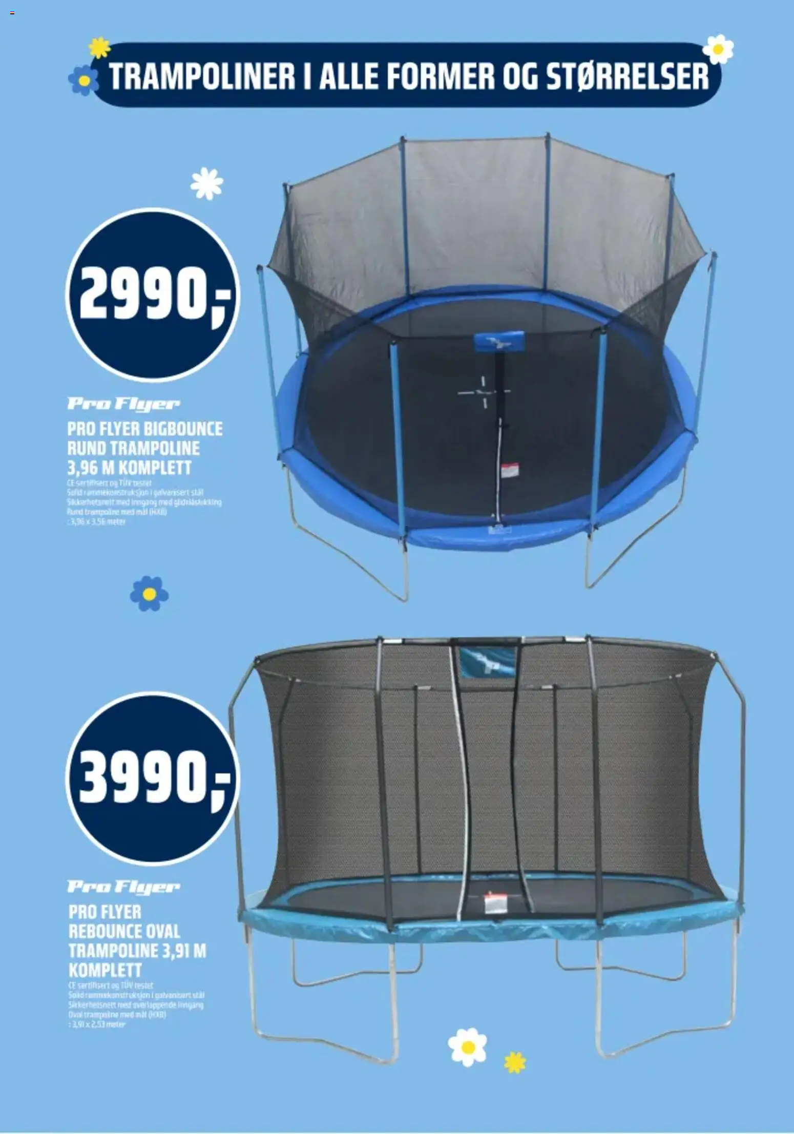 {H1} | Side: 6 | Produkter: Trampoline