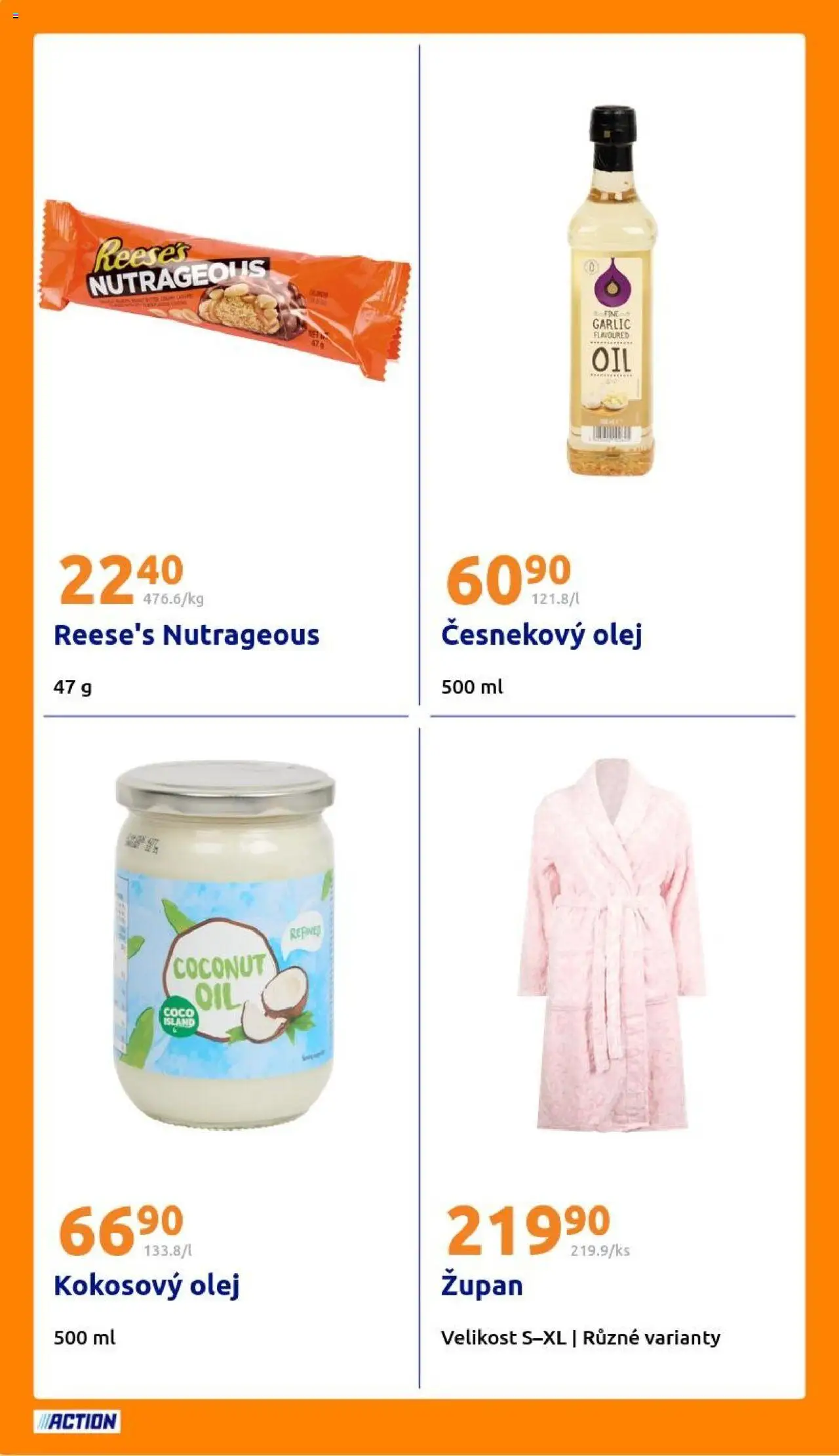 Action leták od 08.10.2025 | Strana: 20 | Produkty: Reese's, Olej, Župan, Kokosový olej