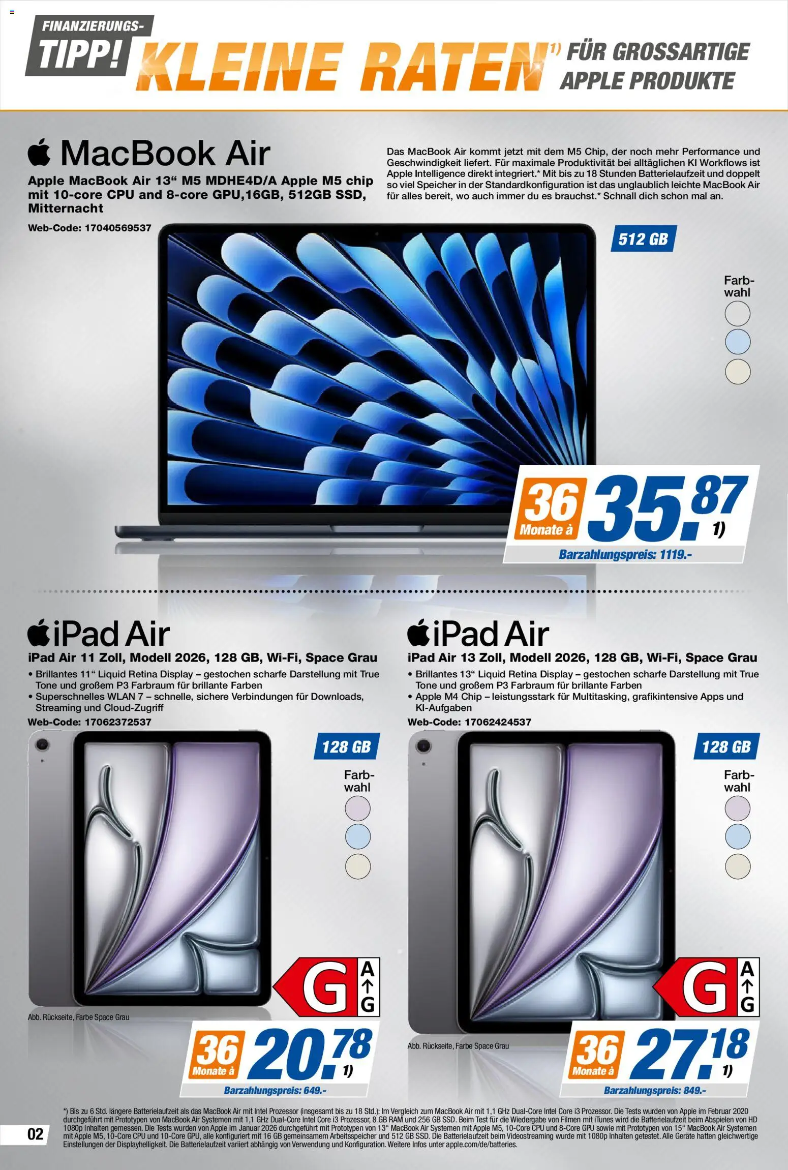 Expert Prospekt 	 – gültig ab 27.03.2026 | Seite: 18 | Produkte: Macbook, Ipad, Apple
