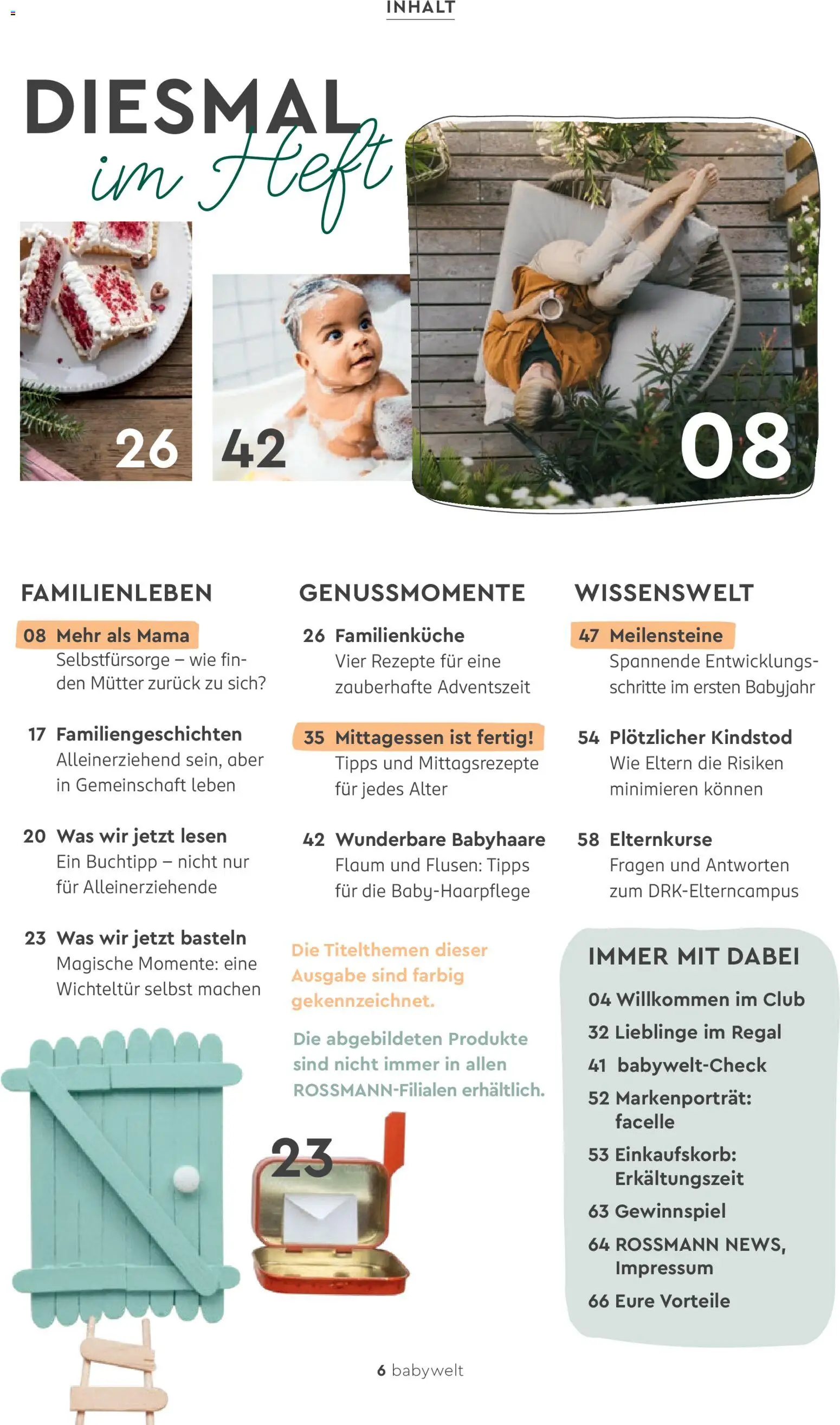 Rossmann babywelt Elternmagazin – gültig ab 11.12.2025 | Seite: 6 | Produkte: Regal