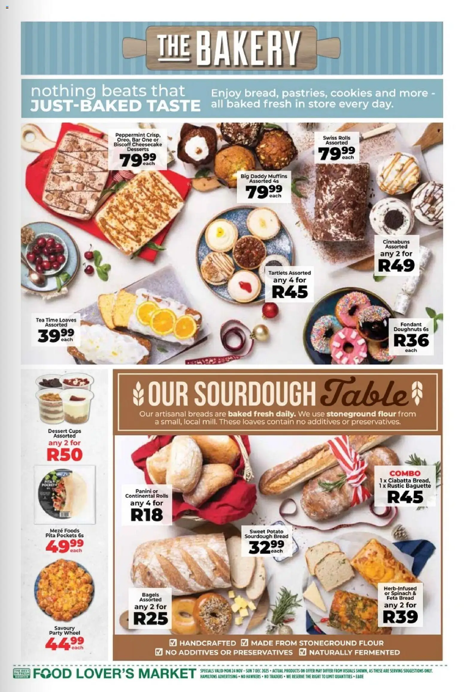 New Food Lover's Market catalogue – valid from 14.11.2025 | Page: 5 | Products: Muffins, Table, Bread, Tea
