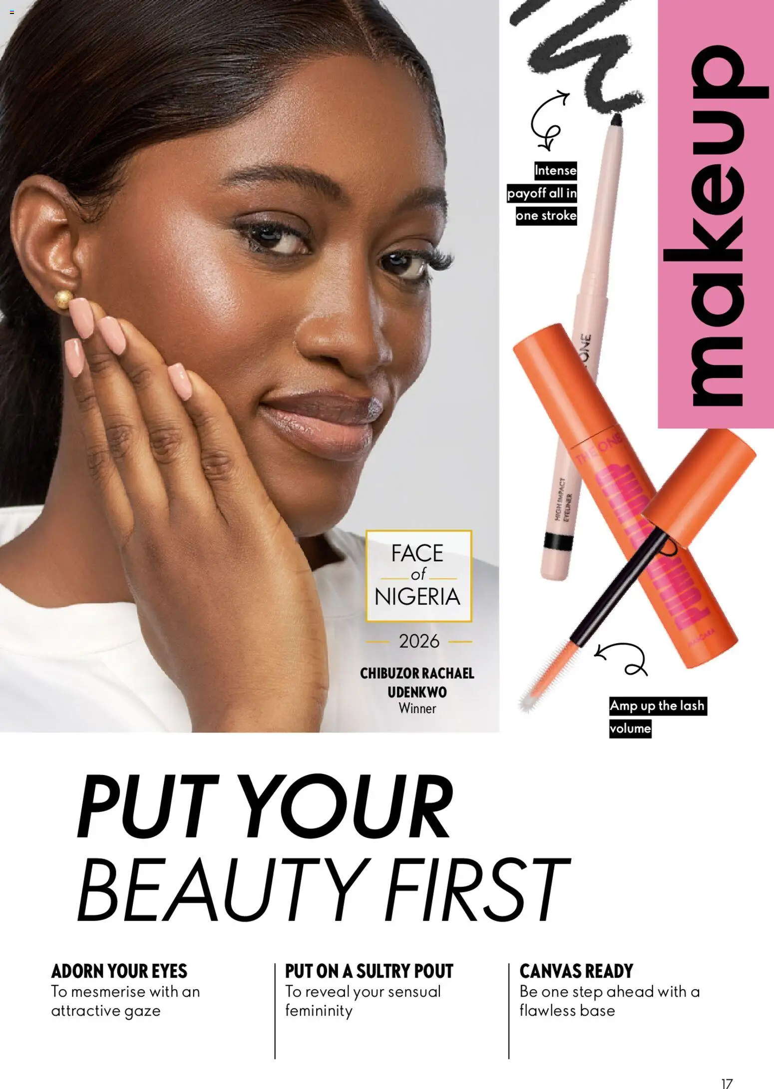 Oriflame Catalogue 2/2026 valid from 01.04.2026 | Page: 17 | Products: Eyeliner, Mascara