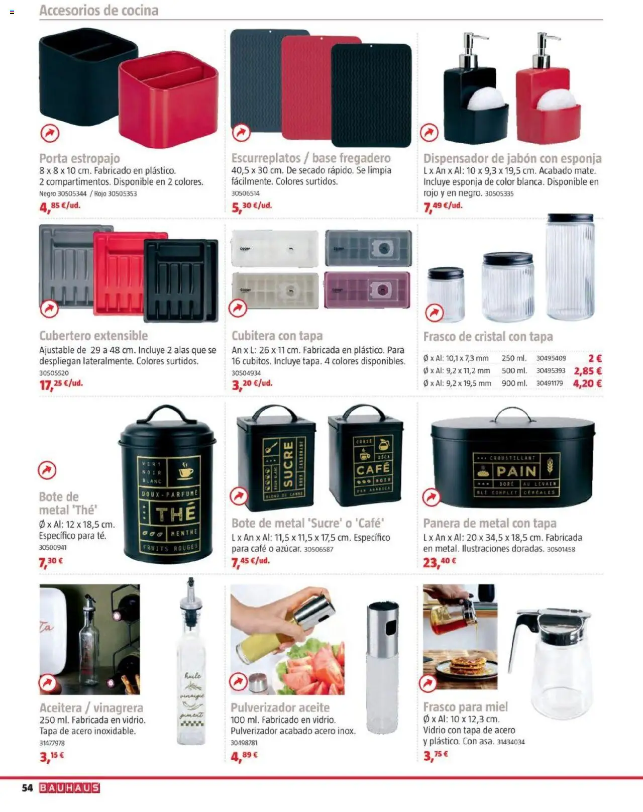 Bauhaus folleto │ válido desde el 05.08.2025 | Página: 54 | Productos: Esponja, Ψηφιακή κάμερα, Dispensador de jabón, Dispensador