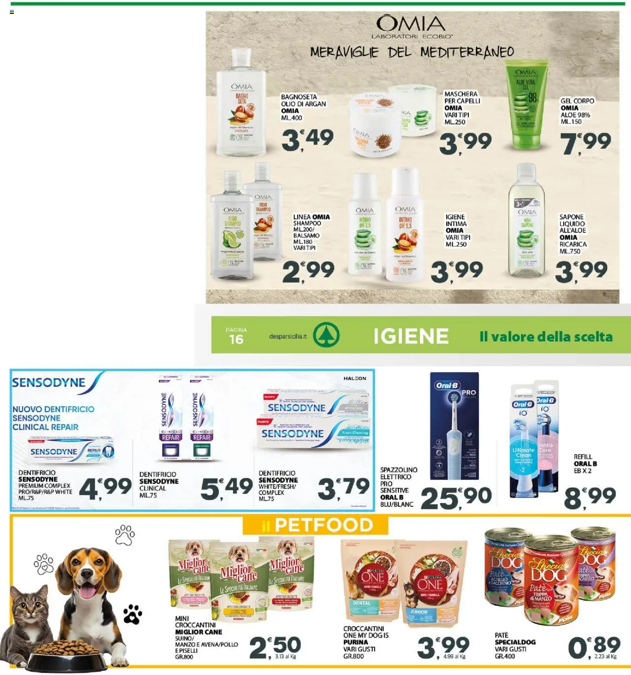 Volantino Eurospar del 29.09.2025 | Pagina: 16 | Prodotti: Sapone, Manzo, Intimo, Piselli