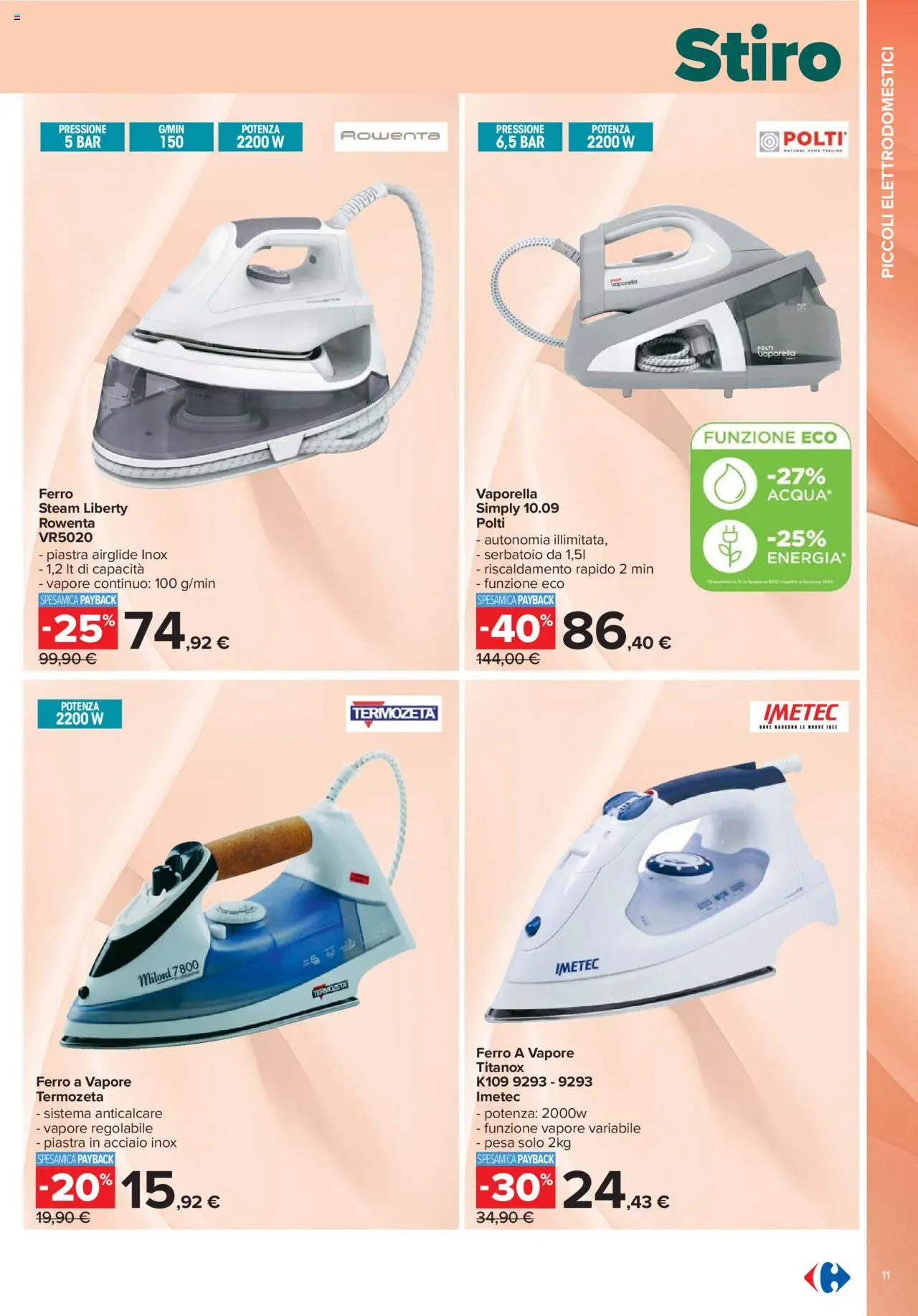 Volantino Carrefour del 01.09.2025 | Pagina: 11 | Prodotti: Anticalcare
