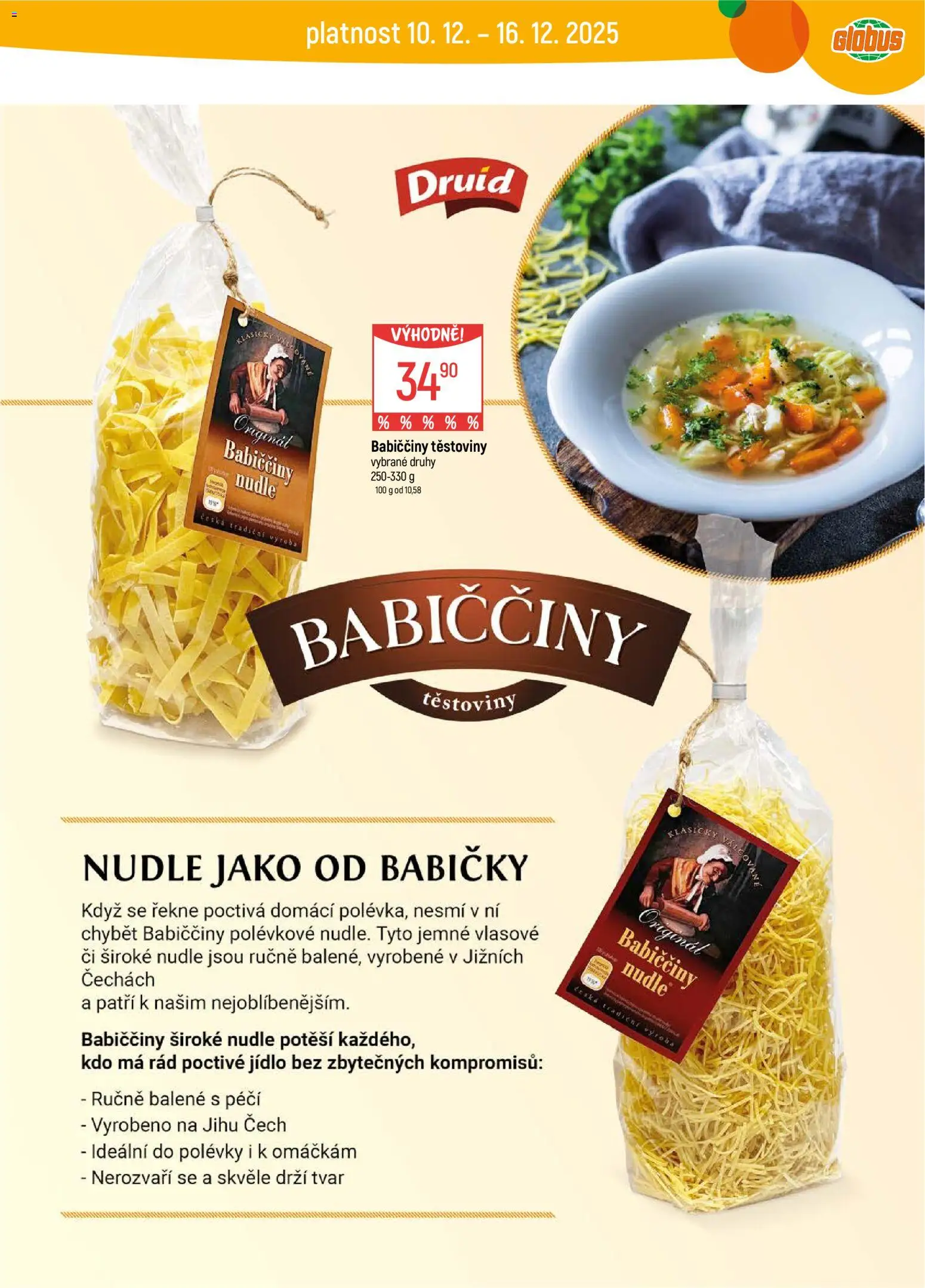 Globus leták - Praha-Štěrboholy od 10.12.2025 | Strana: 27 | Produkty: Vál, Globus, Těstoviny, Nudle