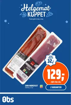 Forhåndsvisning av Coop Obs - Helgemat Kuppet gyldig fra 08.01.2026