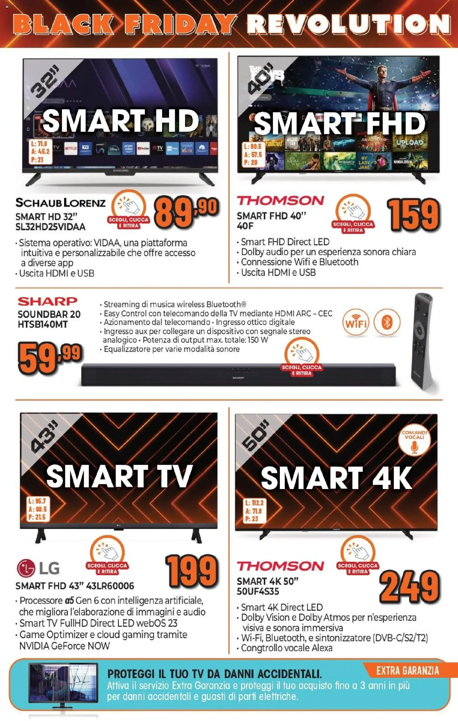 Volantino Expert del 17.11.2025 | Pagina: 9 | Prodotti: Telecomando, smart TV, Soundbar, USB