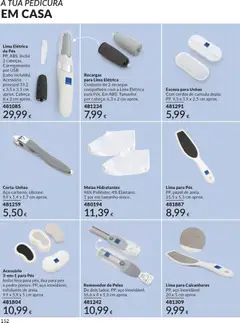 Pré-visualização Corta-Unhas, Aço carbono, silicone. 9,9 x 1,4 x 1,7 cm aprox. válido de 01.03.2026 | Página: 172 | Produtos: Cabo, USB, Corta-unhas, Meias