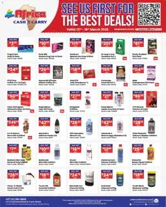 Africa Cash & Carry specials catalogue – valid from 12.03.2026 | Page: 13 | Products: Coffee, Stock
