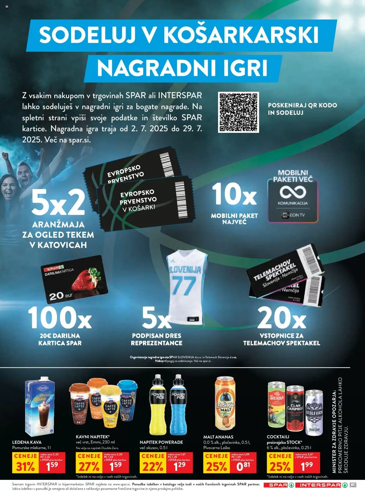 Spar katalog  27/25 │ velja od 02.07.2025 | Stran: 9 | Izdelki: Tv, Igra, Kava, Ananas