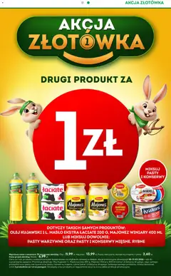Pogląd oferty "Żabka gazetka" - ważna od 25.03.2026 | Strona: 7 | Produkty: Paprykarz, Gulasz angielski, Olej kujawski, Masło