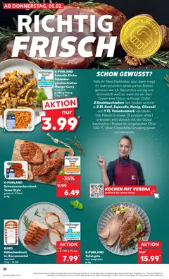 Kaufland prospekt Jena	 ab 05.02.2026 gültig | Seite: 32 | Produkte: Ofen, Olivenol, Fleisch, Hahnchenbrust