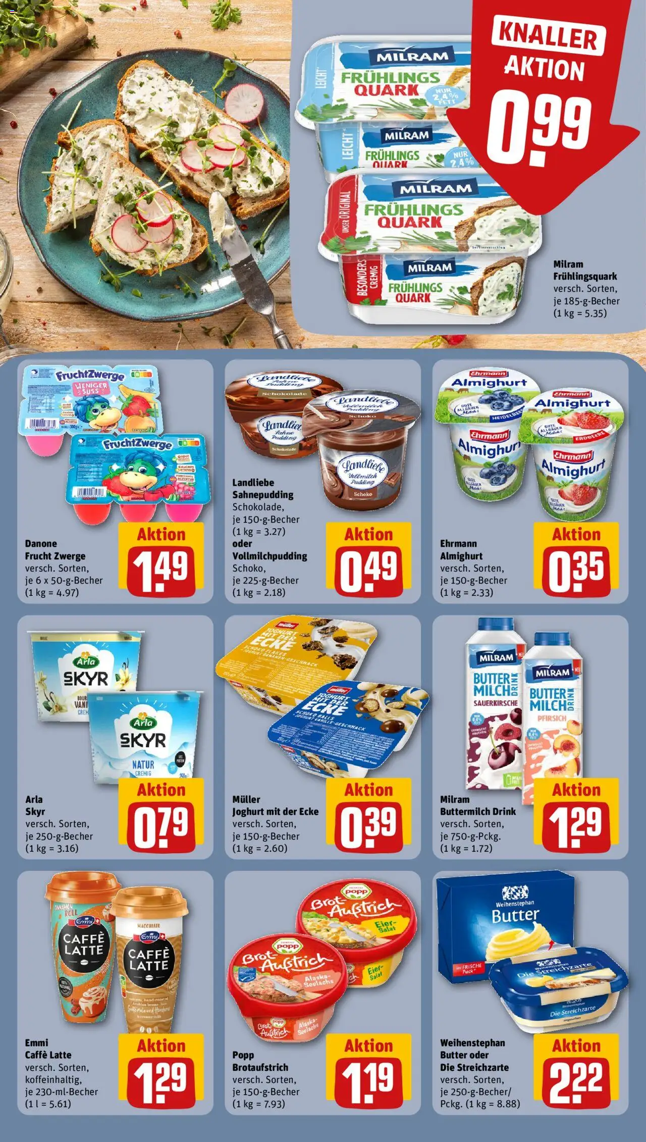 Rewe ihr Kaufpark Prospekt 	 - gültig ab dem 28.07.2025 | Seite: 11 | Produkte: Butter, Pudding, Skyr, Milram