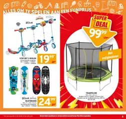 Trafic folder - Voorbeeld van een folder van Trafic, geldig van 18.03.2026 | Pagina: 5 | Producten: Trampoline, Skateboard