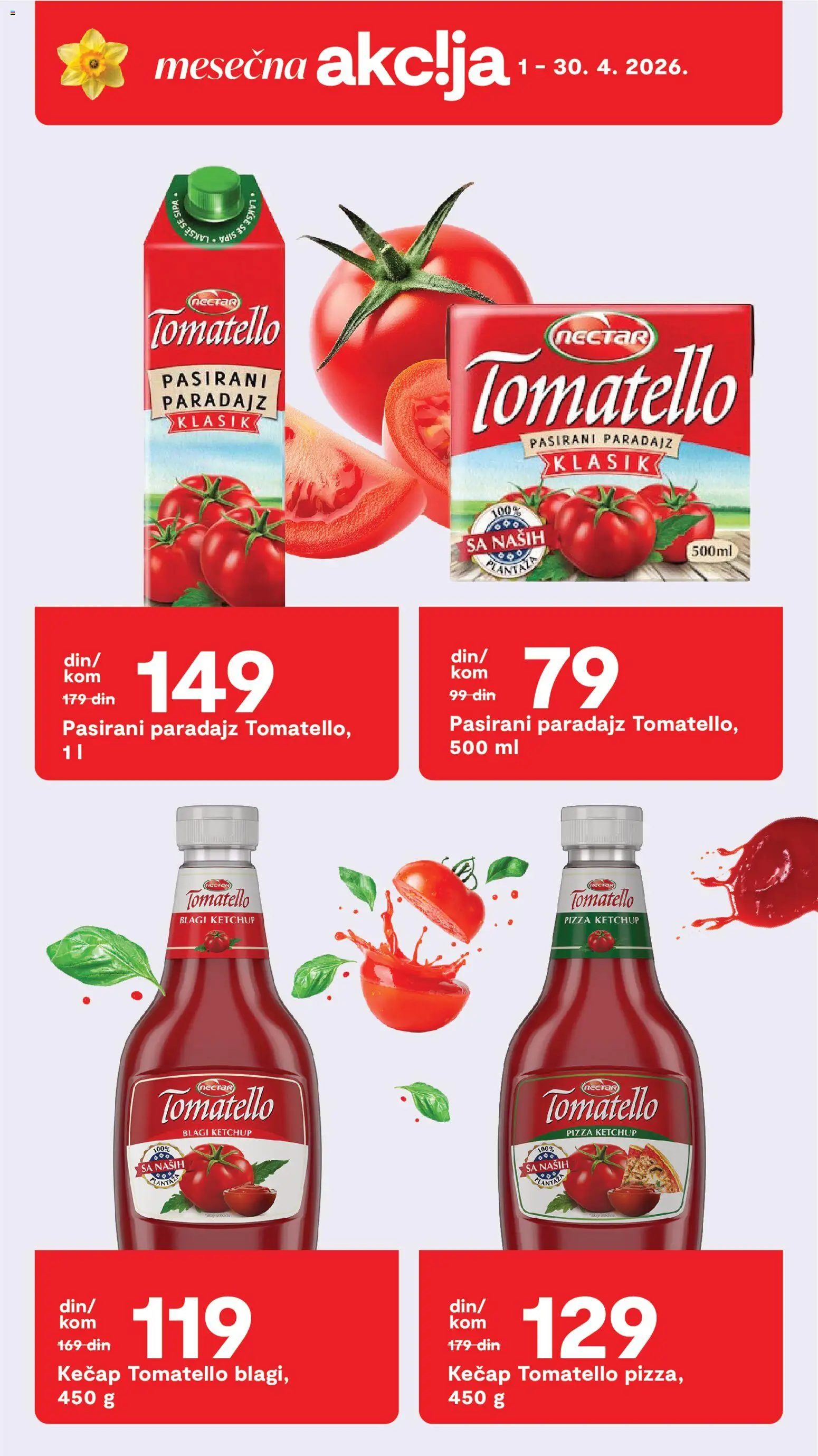 Matijevic katalog - važi od 01.04.2026 | Strana: 19 | Proizvode: Kečap, Pasirani paradajz, Paradajz
