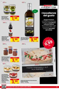 Volantino Despar del 04.09.2025 | Pagina: 13 | Prodotti: Olio, Piadina, Acciughe, Olio extra vergine