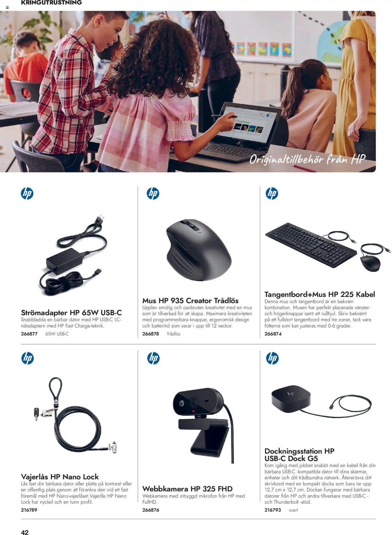 Lyreco reklamblad aktuell från 01.07.2024 | Sida: 42 | Produkter: Skrivbord, Dator, Tangentbord, Mikrofon