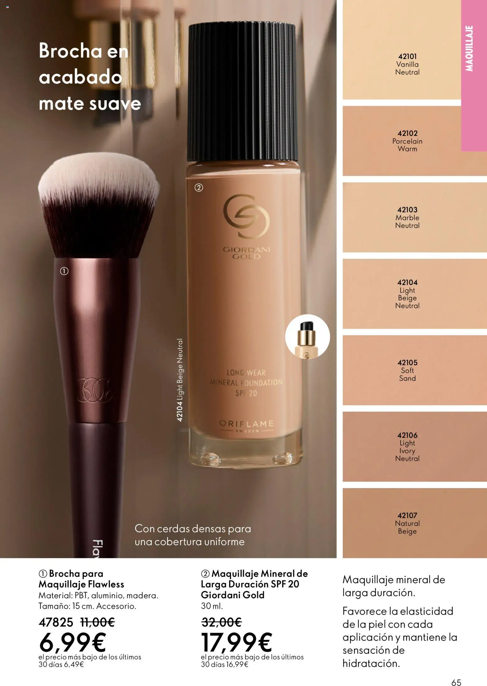 Oriflame - Catálogo Campaña 2 │ válido desde el 28.01.2026 | Página: 65 | Productos: Maquillaje, Brocha