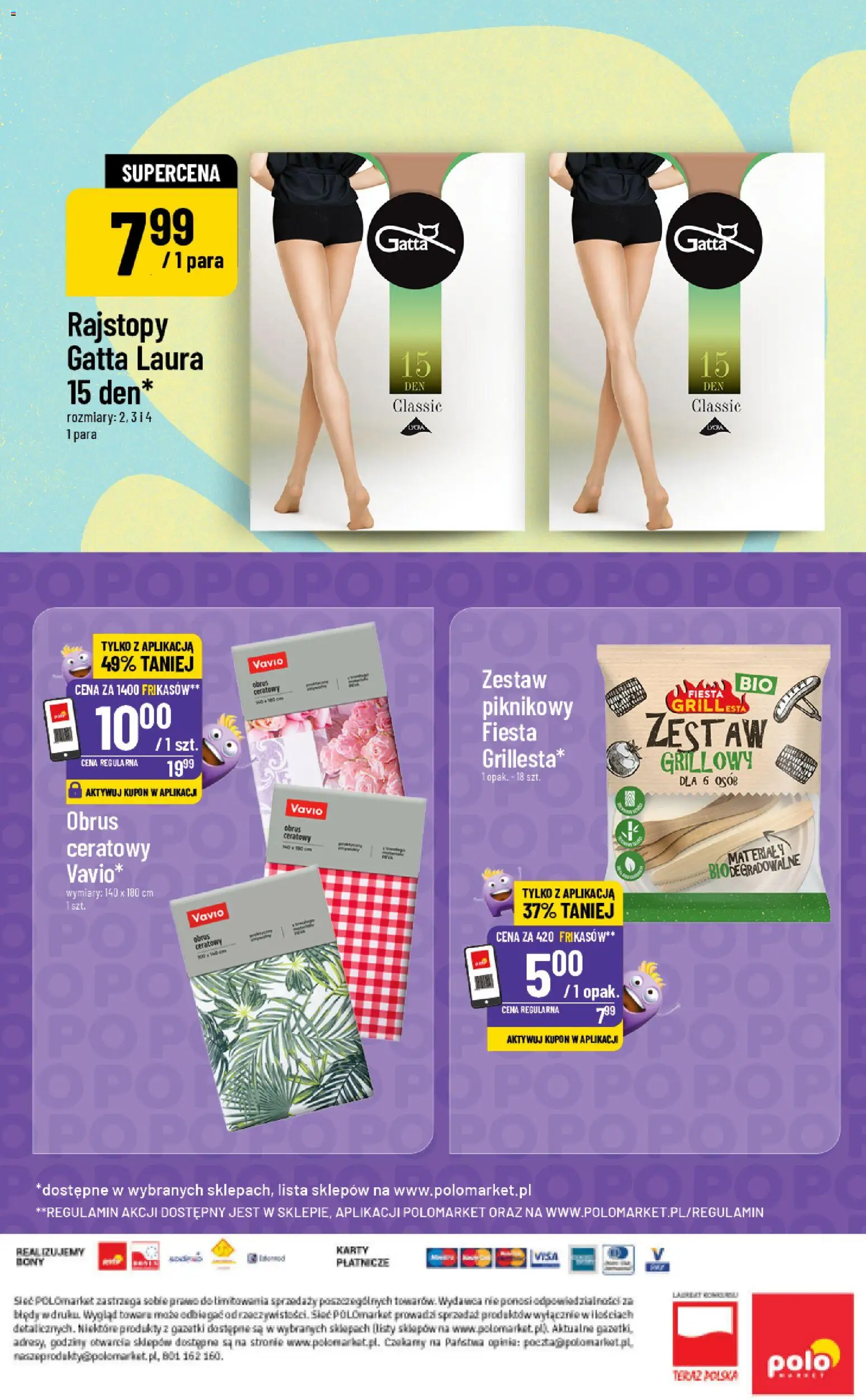 POLOmarket gazetka - Inspirujący Tydzień od 22.04.2026 | Strona: 6 | Produkty: Rajstopy, Grill, Gatta