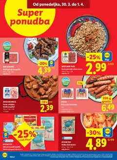 Lidl katalog akcije – veljaven od 26.03.2026 | Stran: 38 | Izdelki: Hrenovke, Čevapčiči, Zar, Kozice