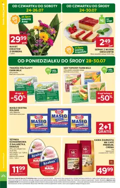 Stokrotka Gazetka od 24.07.2025 | Strona: 4 | Produkty: Galaretka, Stokrotka, Masło, Kawa