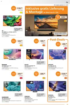 Fust Aktionen ab 20.10.2025 gültig | Seite: 25 | Produkte: TV, Samsung, LG, Philips